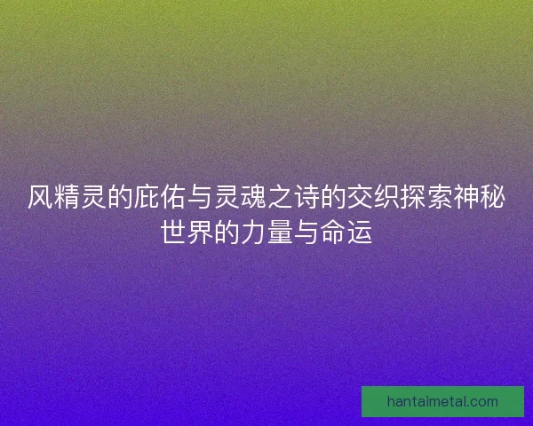 风精灵的庇佑与灵魂之诗的交织探索神秘世界的力量与命运